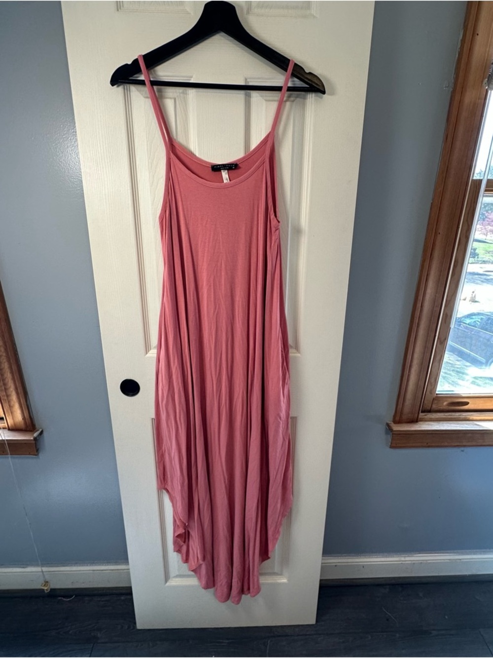 Final Touch Dusty Rose Spaghetti Strap Maxi Dress